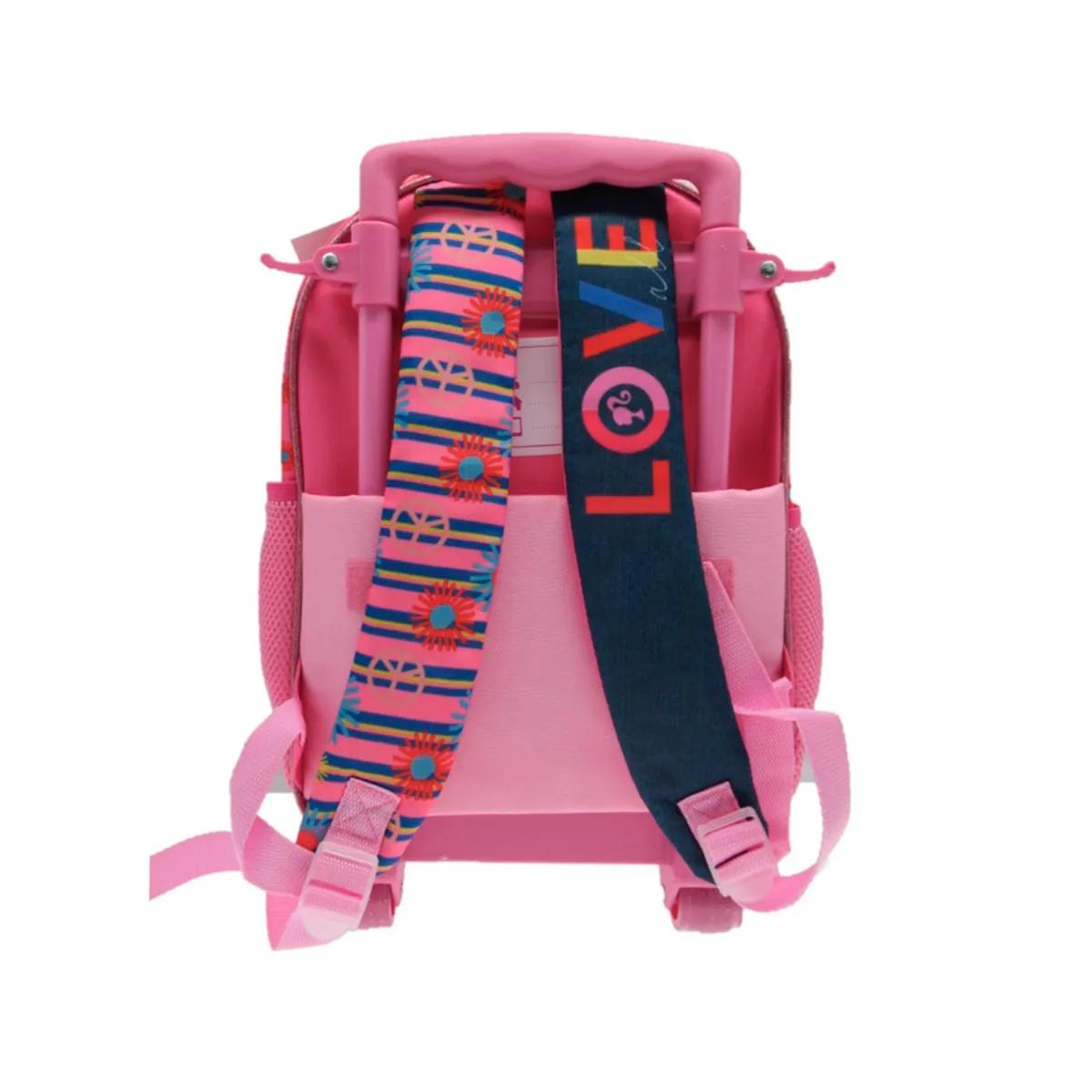 INTEL - Mochila Con Ruedas Rosada Bolso Escolar Para Niñas