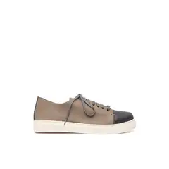 GIANI DAFIRENZE - Zapatilla Hombre De Cuero Toro C1 Gris Azul