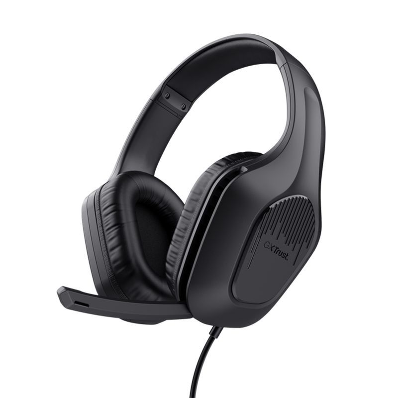 TRUST - Audifonos Gamer Trust Gxt 415 Zirox Jack 3.5mm Multiplataforma Negro