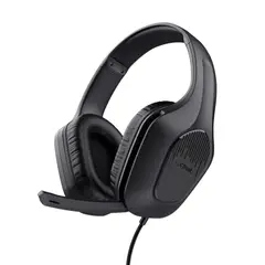 TRUST - Audifonos Gamer Gxt 415 Zirox Jack 3.5mm Multiplataforma Negro