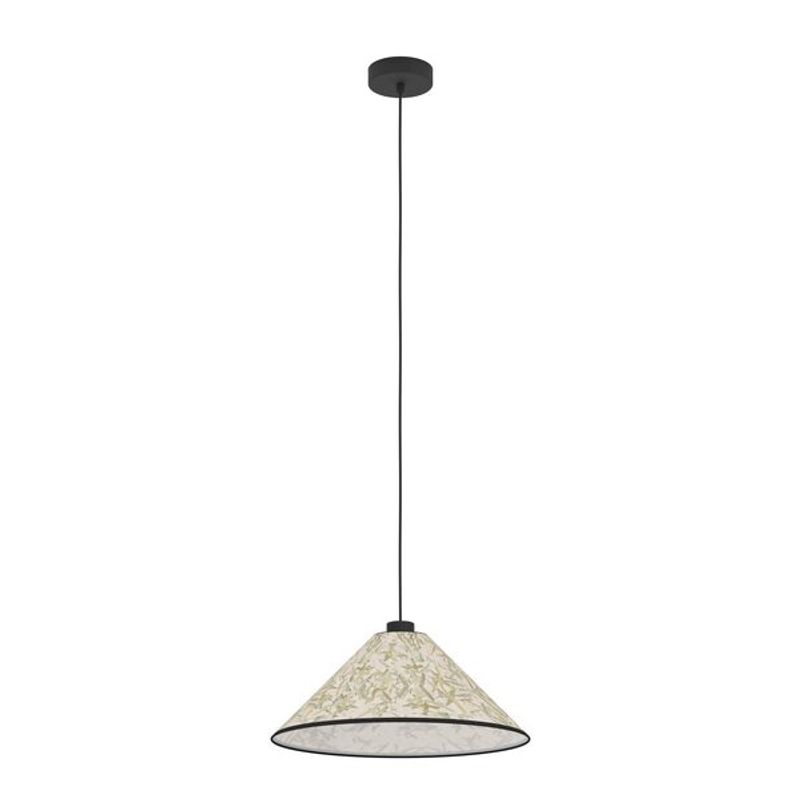 EGLO - Lámpara Colgante Oxpark Hojas de bambú E27 1X25W IP20 Cod43942