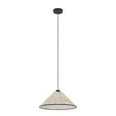 EGLO - Lámpara Colgante Oxpark Hojas de bambú E27 1X25W IP20 Cod43942