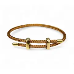 AMBAR - Pulsera Ajustable de Alambre