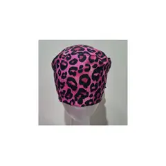 EL ESPACIO DE TOMMY - Gorro Clínico Antifluido Animal Print Fucsia con Negro