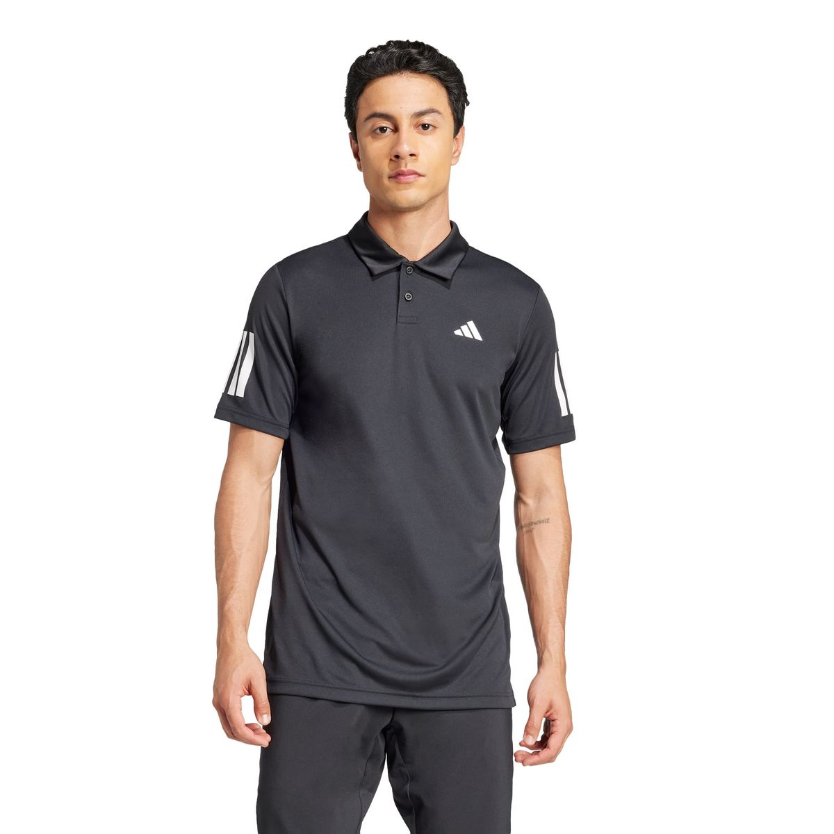 ADIDAS - Polera Cuello Camisa Club de Tenis 3 Tiras Climacol