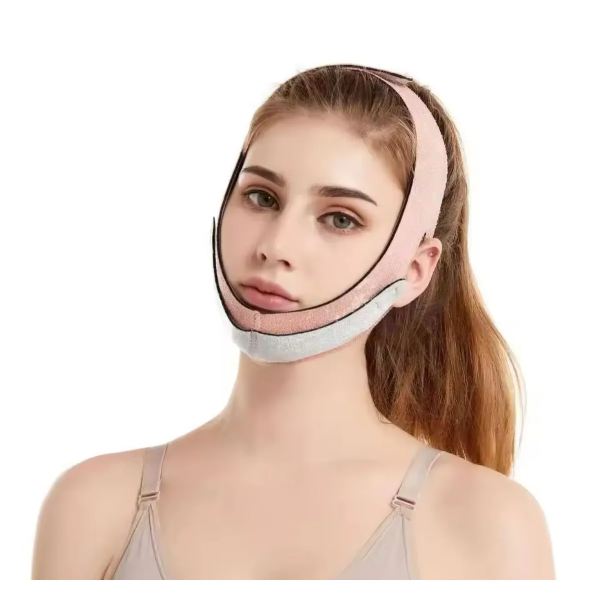 GENERICO - Faja Facial Reductora De Papada Faja Mentonera Mejillas