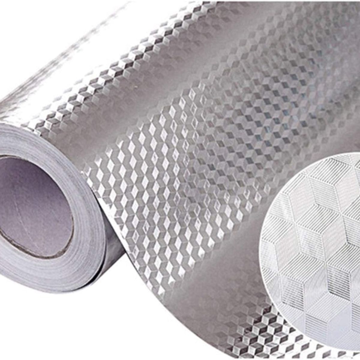 GENERICO - Papel Tapiz Autoadhesivo Aluminio 30x40 CM