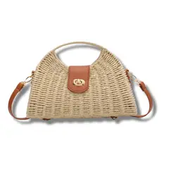 GENERICO - Cartera Bandolera Playera Colette Media Luna