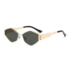 GENERICO - Gafas Lentes De Sol Retro Estilo Celine Hexagonal