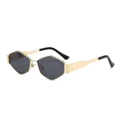 GENERICO - Gafas Lentes De Sol Retro Estilo Celine Hexagonal