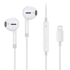 GENERICO - Audífonos Con Cable compatible Iphone Ligthining microfono Manos Libre