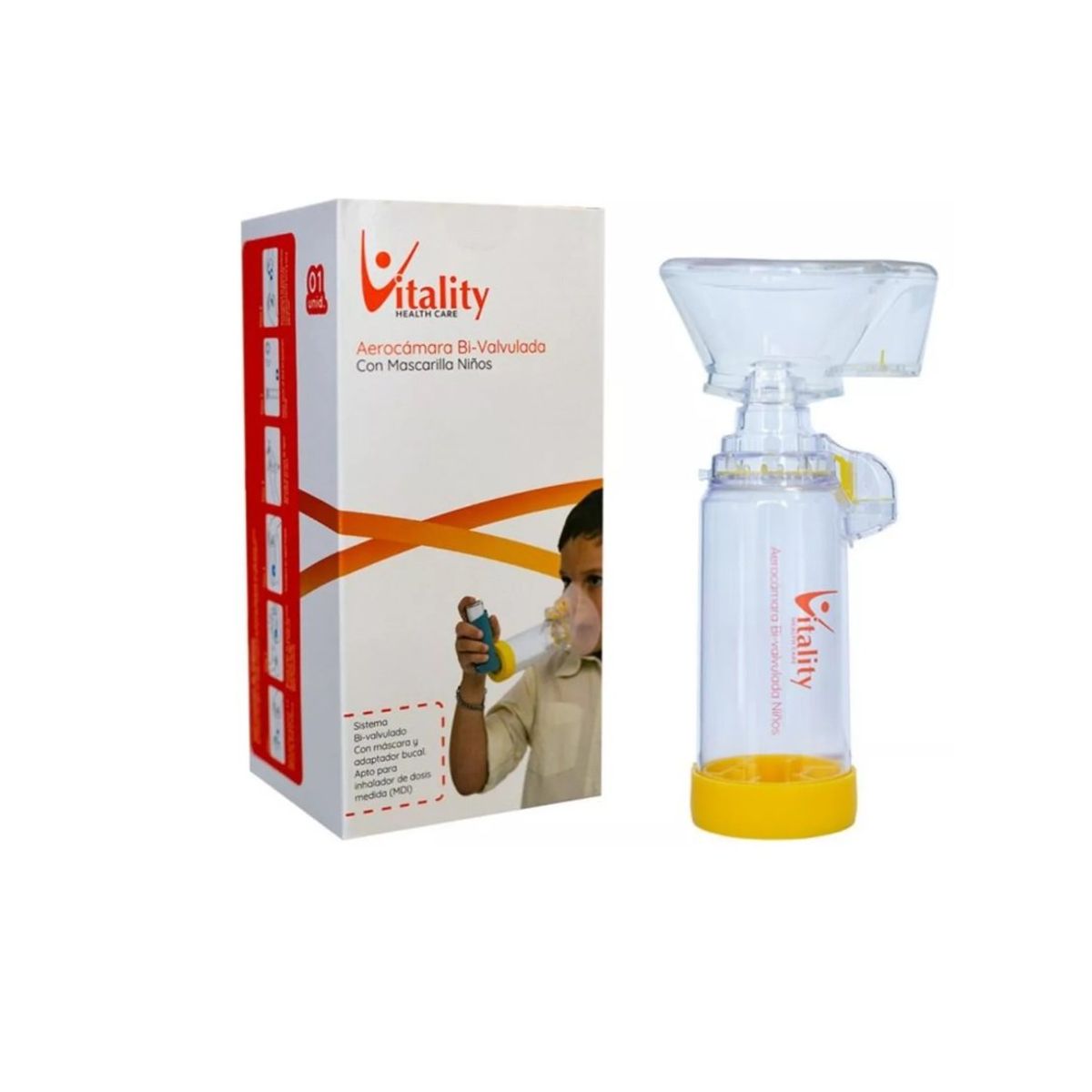 GENERICO - Aerocamara Camara Bi-valvulada Vitality Color Transparente