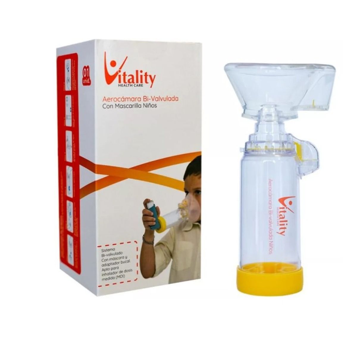 GENERICO - Aerocamara Camara Bi-valvulada Vitality  Transparente