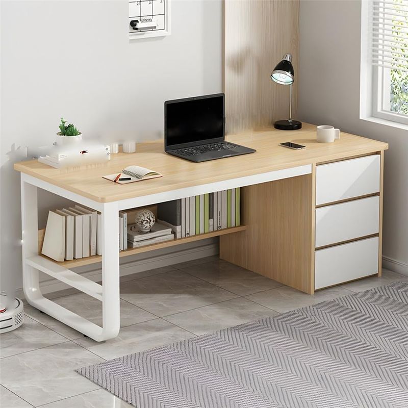 ARTDIY - Escritorio Oficina Madera Con Cajones140×745×50cm