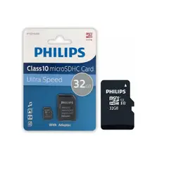 PHILIPS - MICRO SD CL10 WITH ADAPTER 32GB