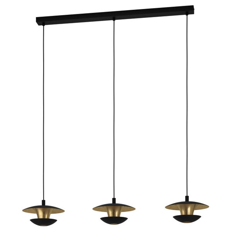 EGLO - Lámpara Colgante Niuvano Acero GU10 Led incluye 3X5W IP20 Cod99663