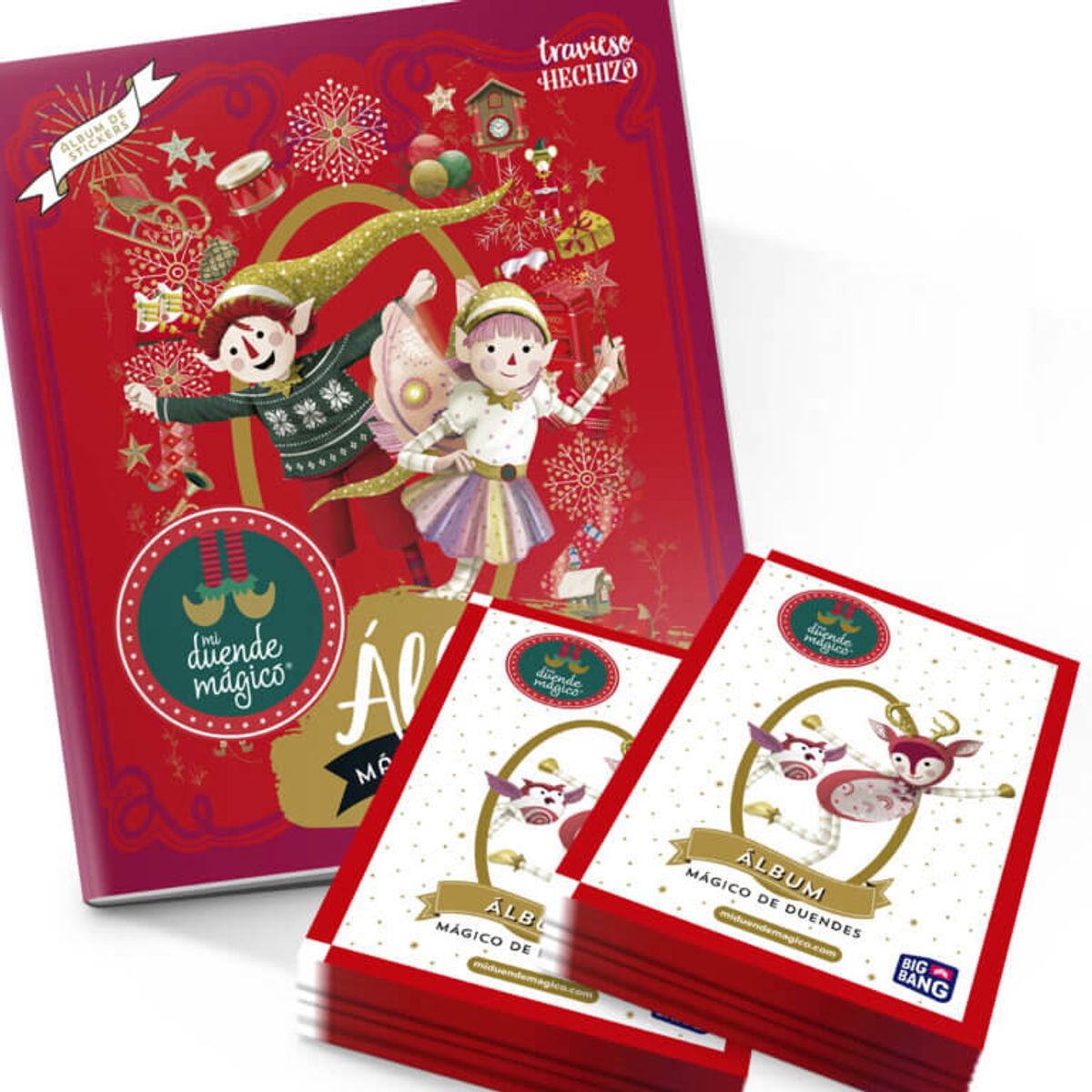 COPAG - ÁLBUM TAPA BLANDA MAGICO DE DUENDES + 50 SOBRES