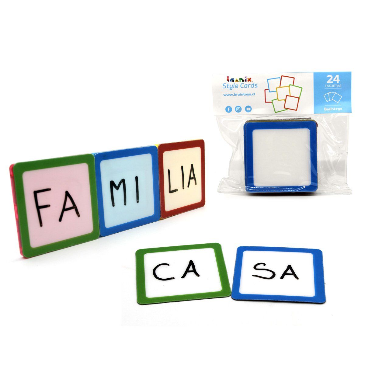 IMANIX - Style Cards en blanco 24 Tarjetas