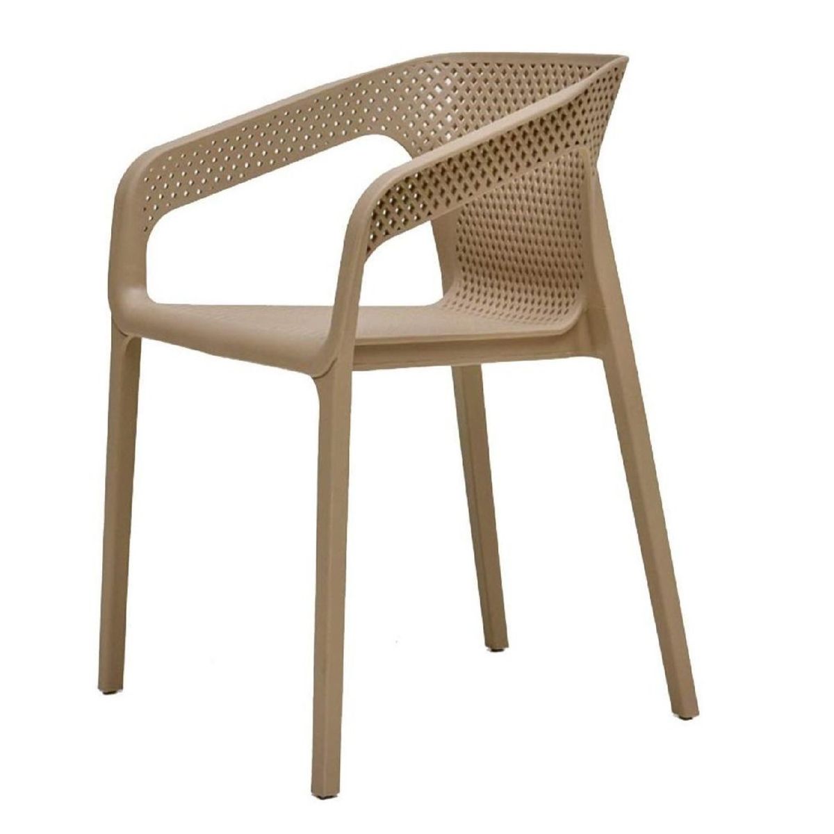 LUMAX - Sillon de Jardin pack x 4  Ergonomico Fibra de Vidrio