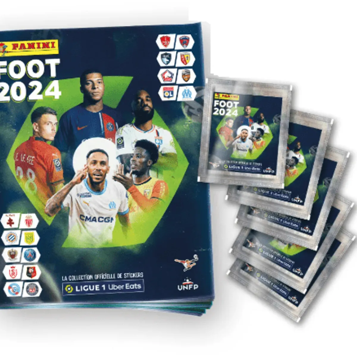 PANINI - ÁLBUM TAPA BLANDA FOOT 2024 + 50 SOBRES