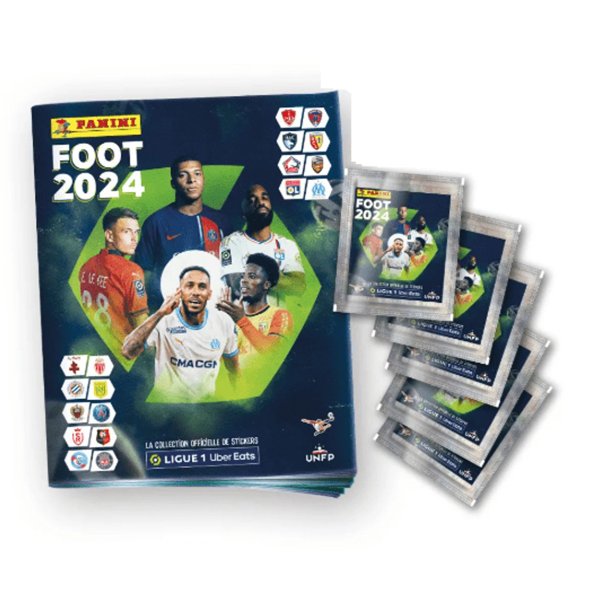 PANINI - ÁLBUM TAPA BLANDA FOOT 2024 + 50 SOBRES