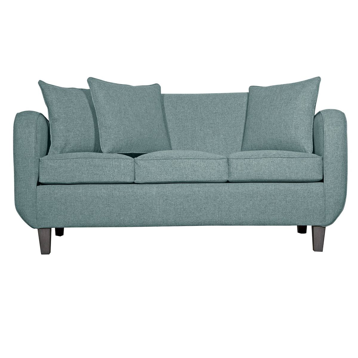 RUZAM MOBEL - SOFÁ 3 CUERPOS CRONOS VERDE AGUA