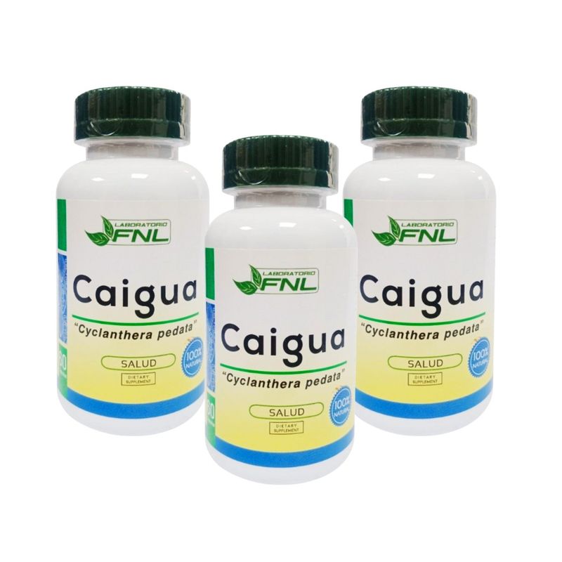 FNL - Caigua Fnl 3 Frascos 180 Capsulas 3x60 Caps. Reductor.