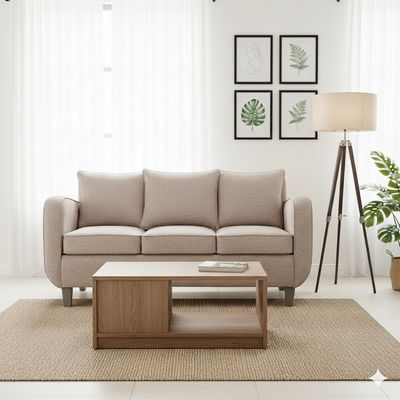 Imagen 2 del producto SOFÁ 3 CUERPOS CRONOS BEIGE