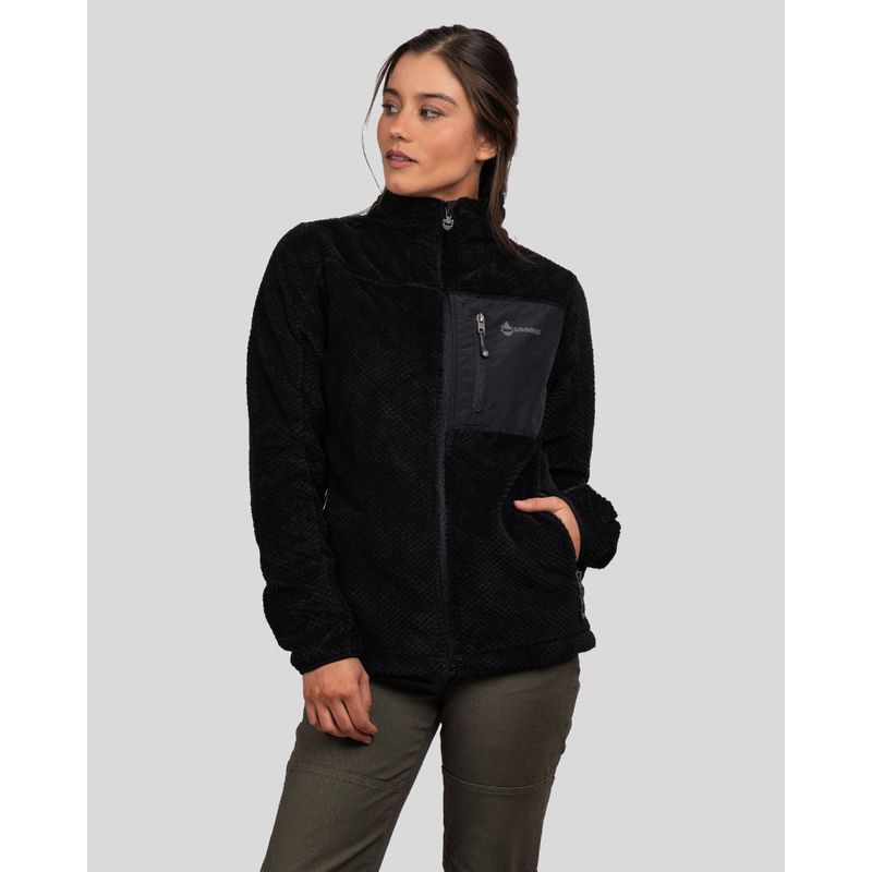 GNOMO - Short Fleece Eco Grima Mujer