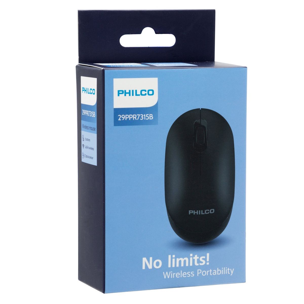 PHILCO - MOUSE INAL.PPR7315B NEGRO PHILCO PRO Open box