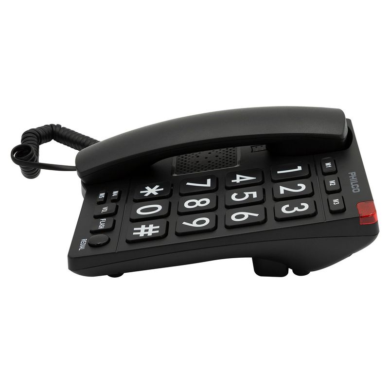 PHILCO - TELEF NUMEROS GRANDES PHILCO NEGRO 170BK OPEN BOX
