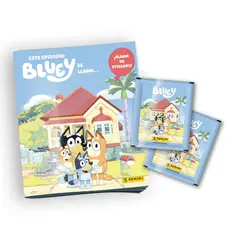 PANINI CHILE - ÁLBUM TAPA BLANDA BLUEY + 40 SOBRES
