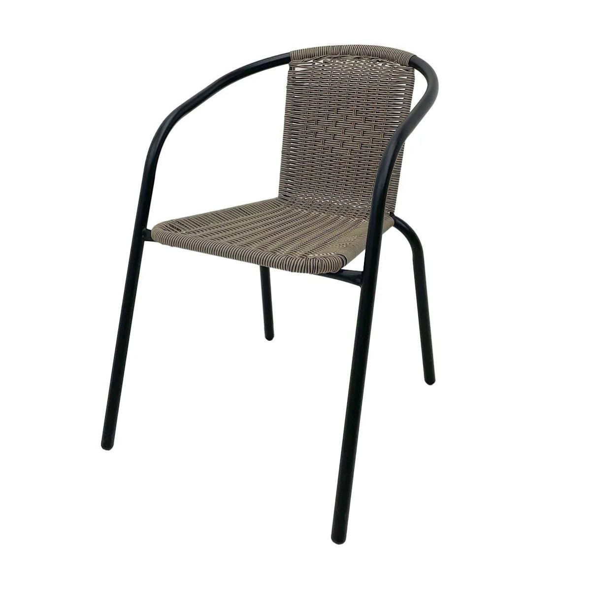 GENERICO - Silla de terraza ratan cafe oscuro ml01bn Bighouse