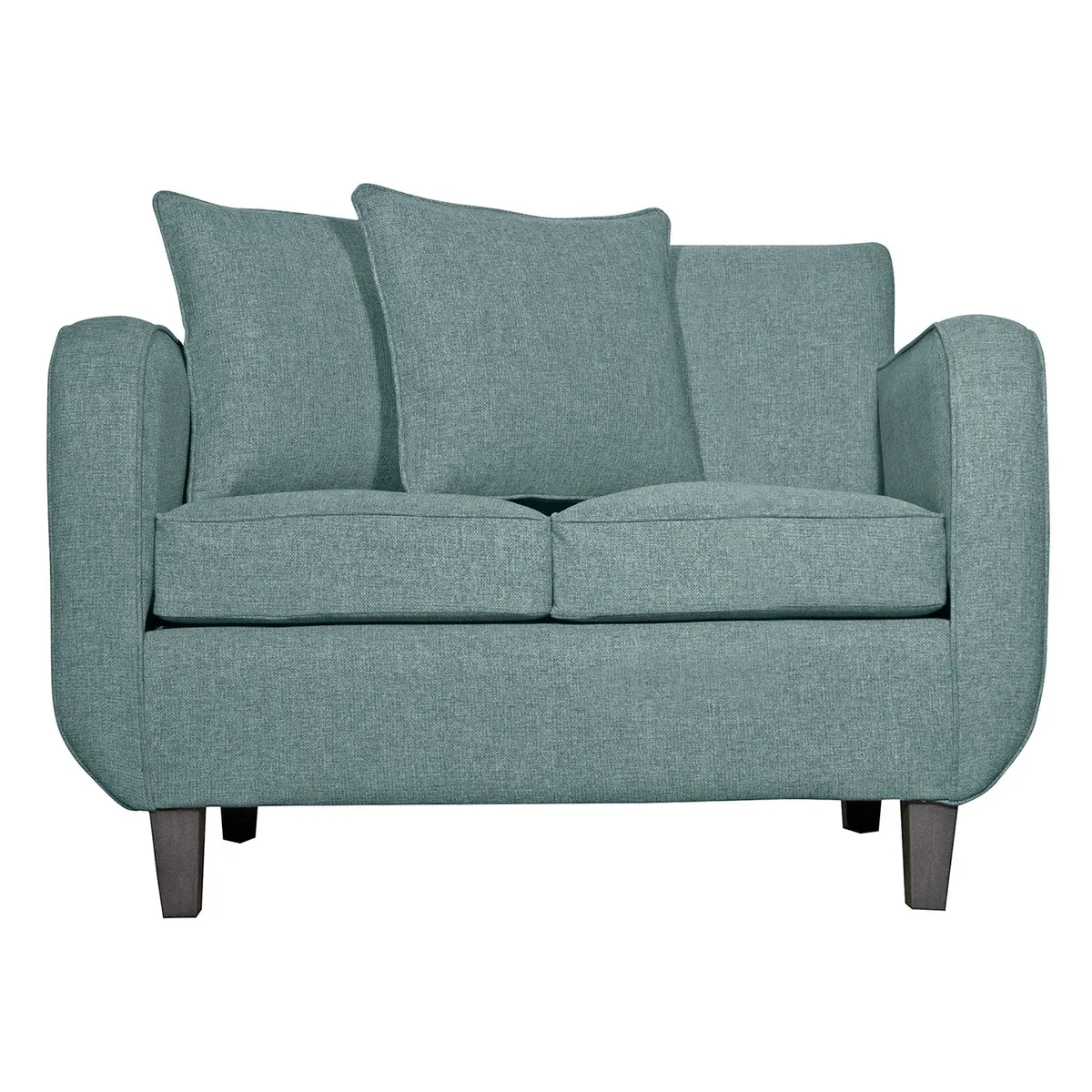 RUZAM MOBEL - SOFÁ 2 CUERPOS CRONOS VERDE AGUA