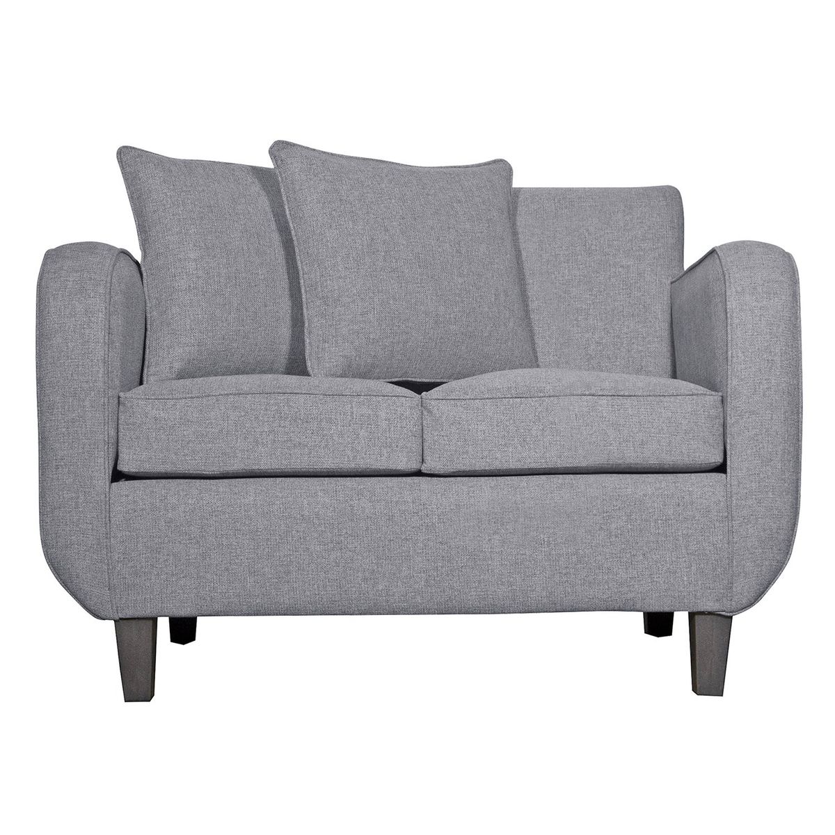 RUZAM MOBEL - SOFÁ 2 CUERPOS CRONOS GRIS