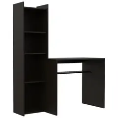 FMFURNITURE - Escritorio Biblioteca - Negro 150x127.1x50 cm