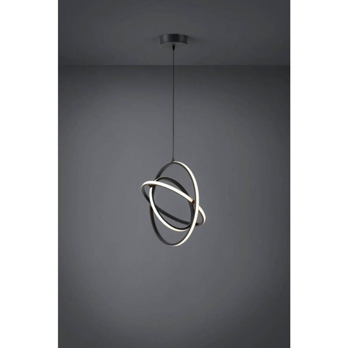 EGLO - Lámpara Colgante Retornio Acero Negro LED Incluida 38w IP20 Cod39892