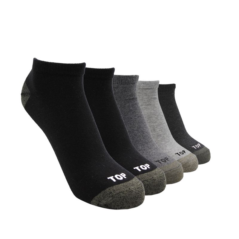 TOP - Calcetines Clásicos Tobilleros Cobre Pack 5 C1 Top