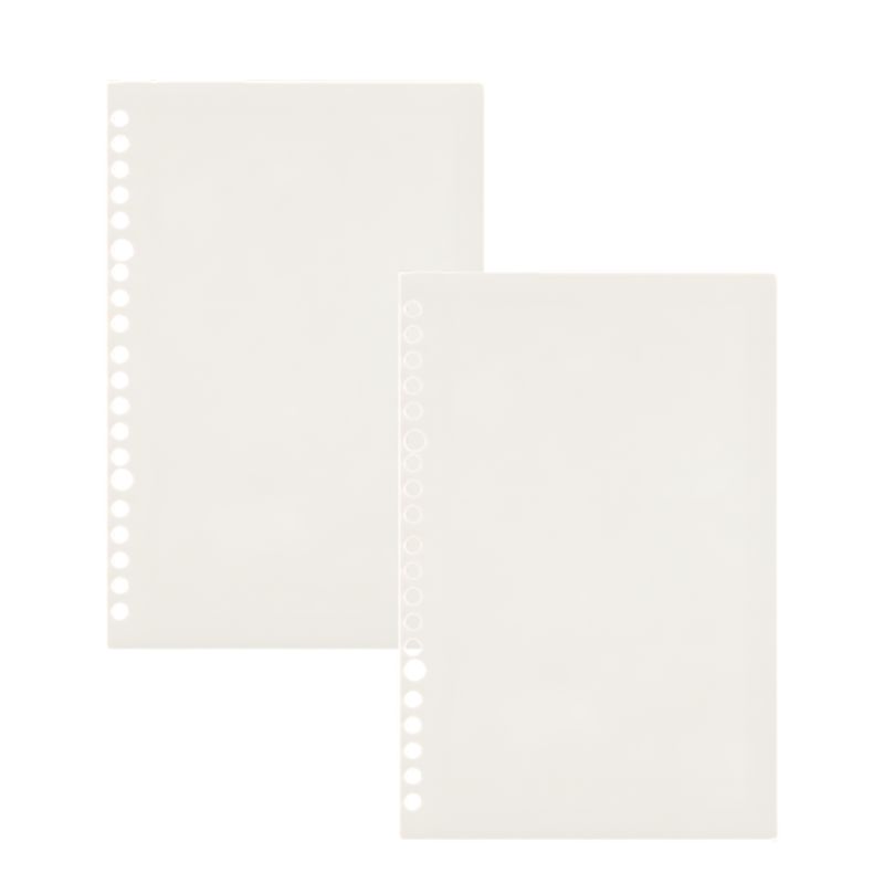 LANGUO - Repuesto De Hojas Blanca Para Libreta Anillada A5 Languo