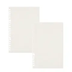 LANGUO - Repuesto De Hojas Blanca Para Libreta Anillada A5