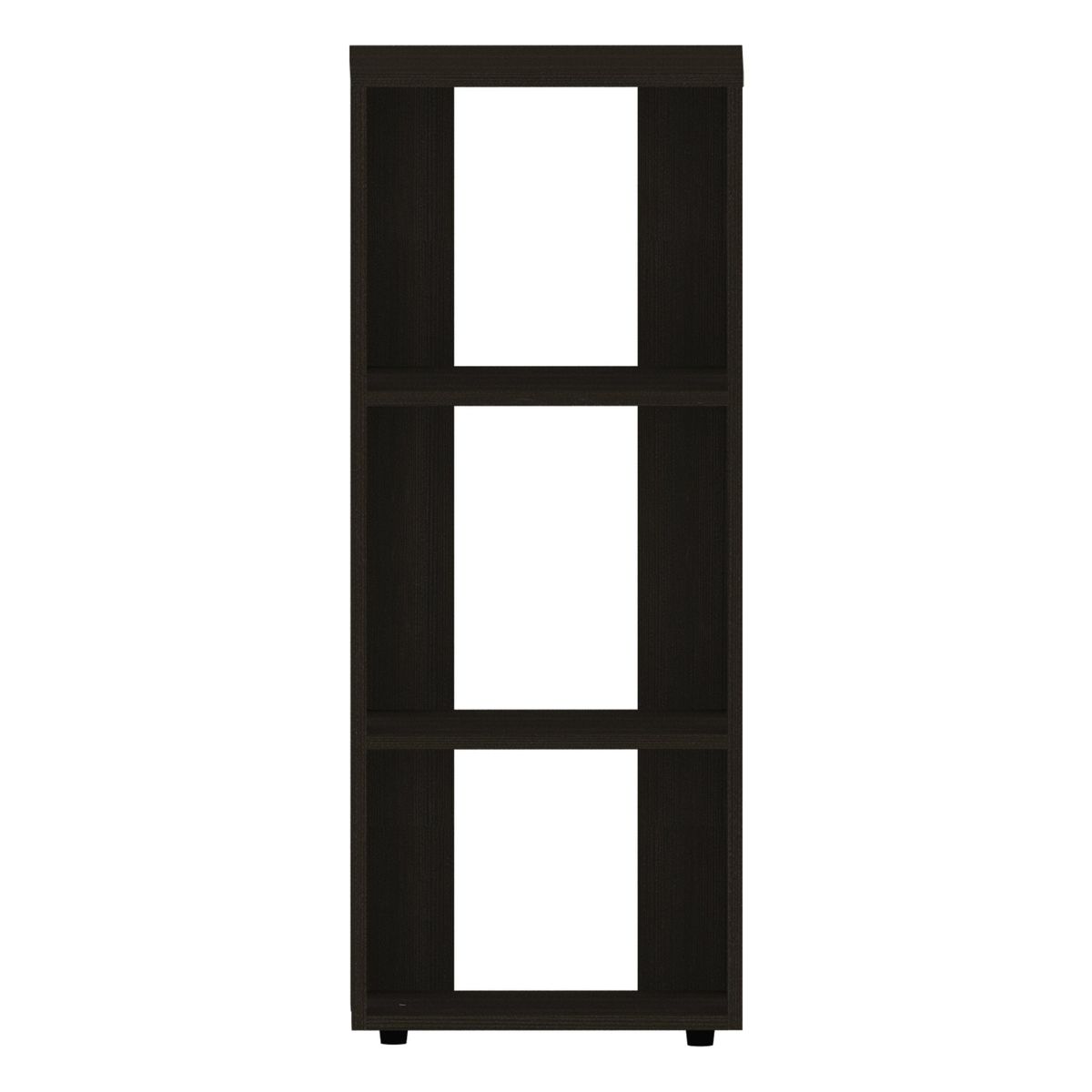 FMFURNITURE - Librero 2 Estantes - Negro 100.75x40x25.1 cm