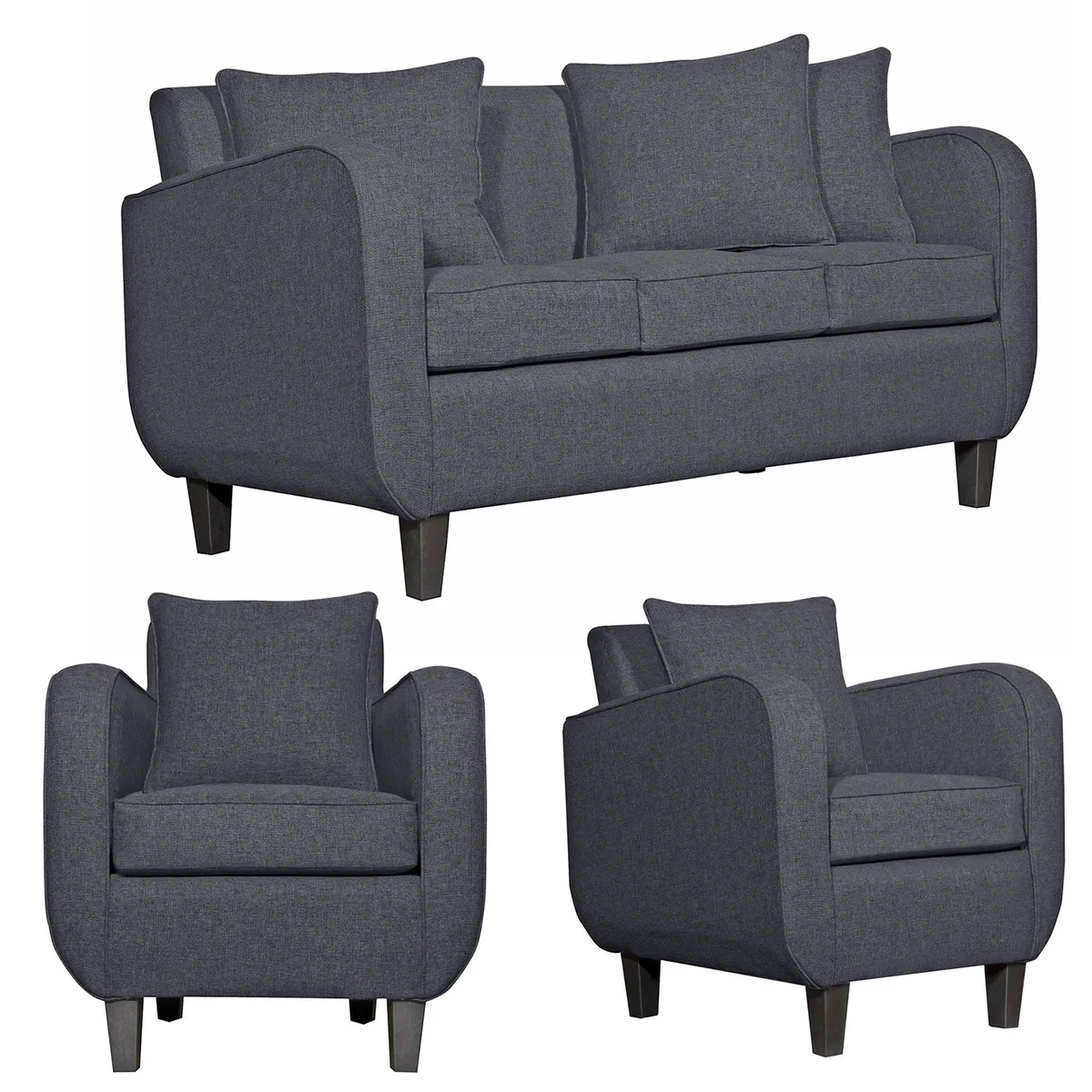 RUZAM MOBEL - JUEGO DE LIVING 3-1-1 CRONOS MARENGO