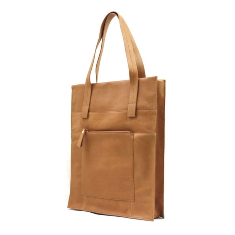VANE COLLECTION - Cartera bolso mujer cuero color caramelo modelo tote