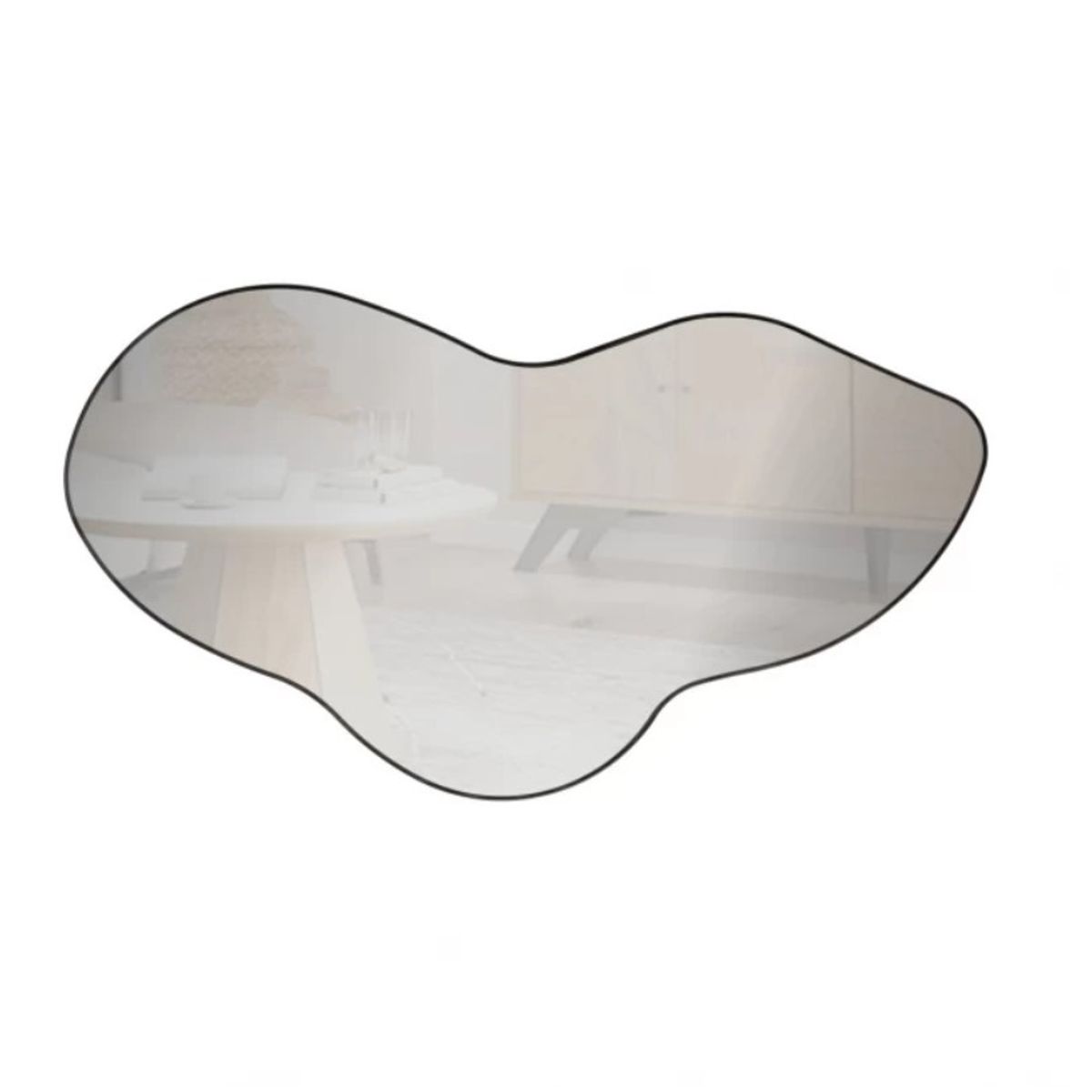 GENERICO - Espejo Decorativo Forma Orgánica Con Espejo Nature De 90 Cm