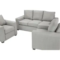 BILDUN - Living 3-1-1 Lino Gris Perla