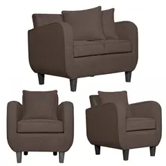 RUZAM MOBEL - JUEGO DE LIVING 2-1-1 CRONOS CAFE