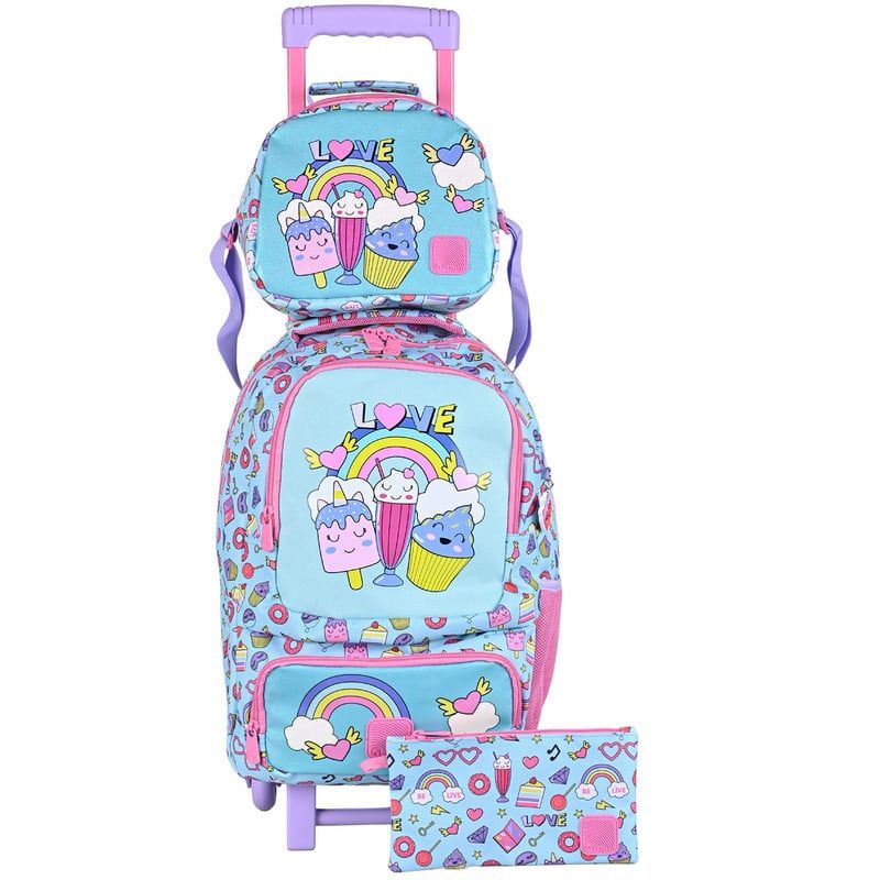 TORRE - INFINITY PACK -MOCHILA RUEDAS + LONCHERA + ESTUCHE