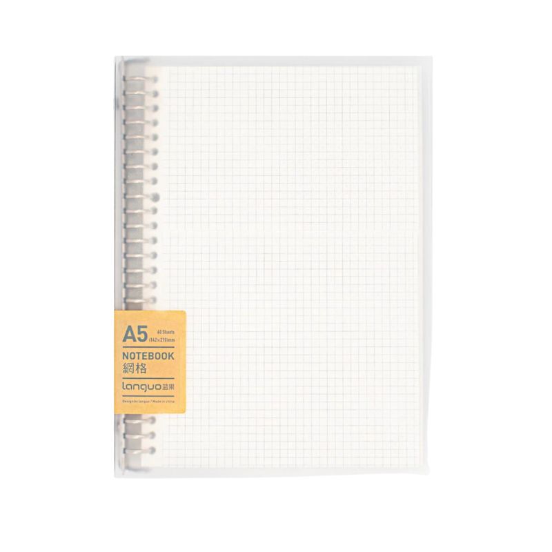 LANGUO - Libreta Anillada Cuadro  A5 Sistema Refill Languo