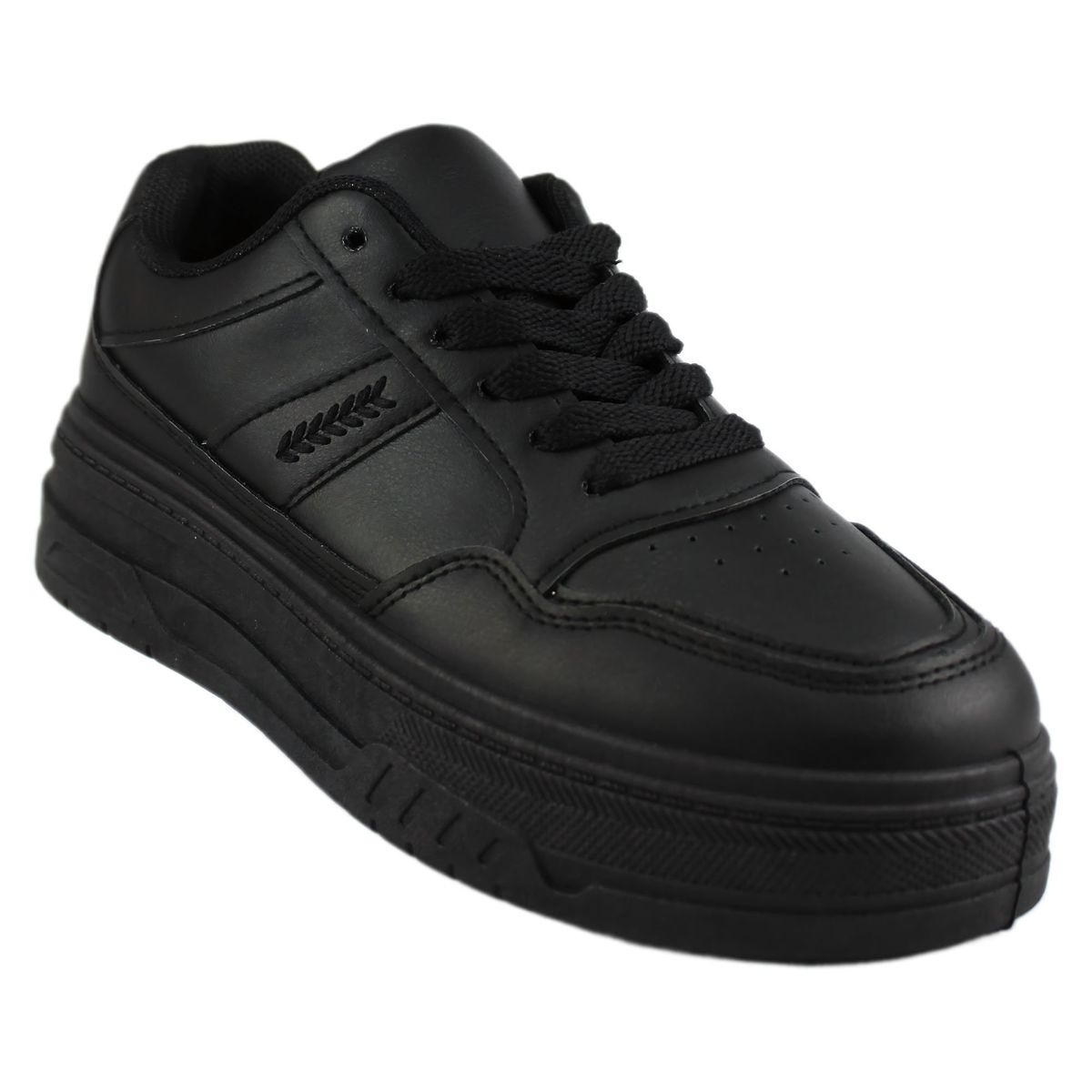THUNDER BLUE - Zapatilla Escolar Unisex 11 Yassne Negro.