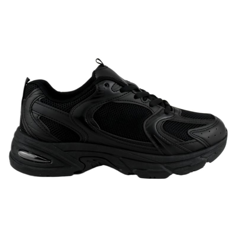 THUNDER BLUE - Zapatilla de Mujer Urbana 17 Yassne Negro.